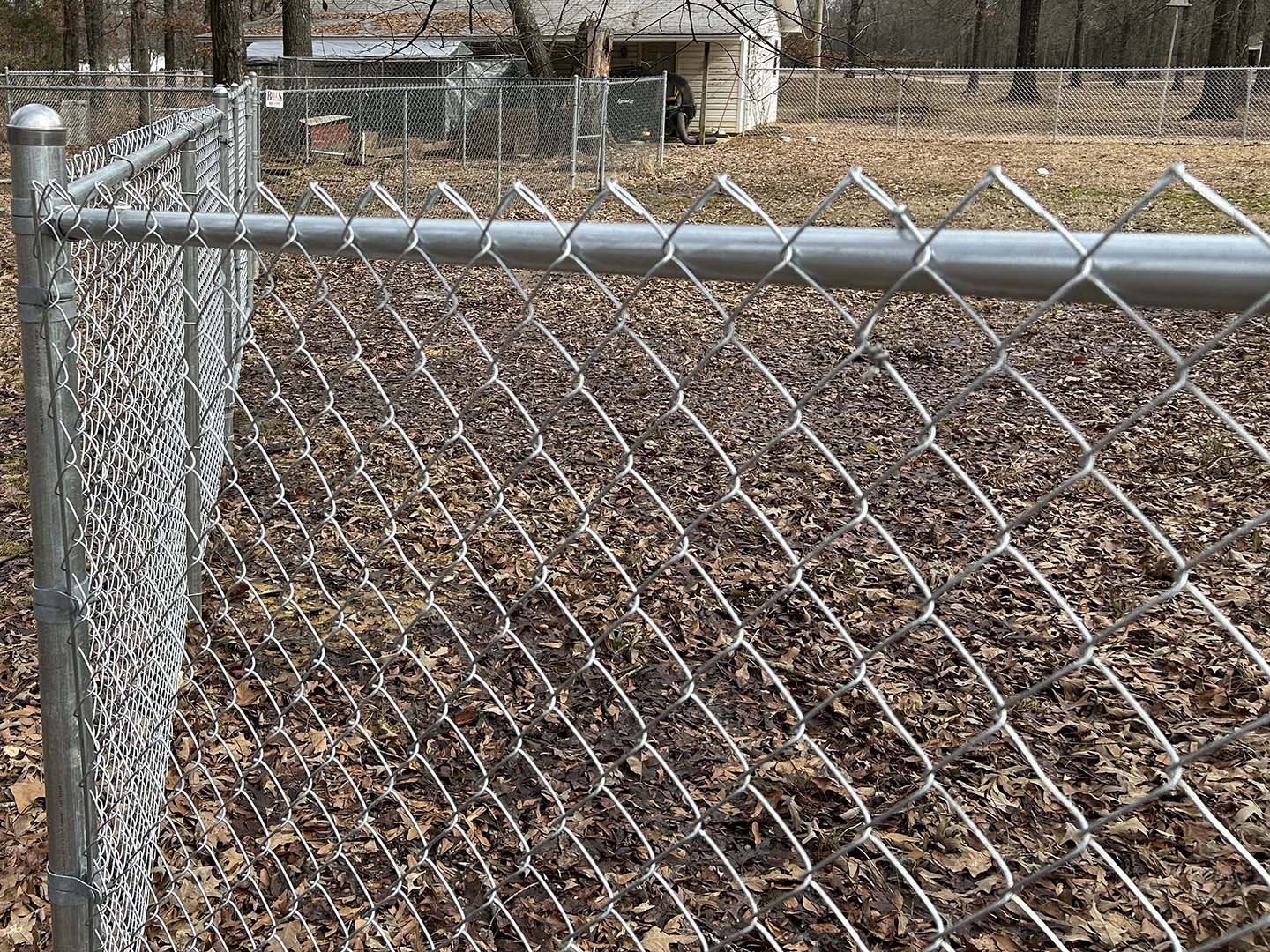 Photo of an Arkansas chain link fence
