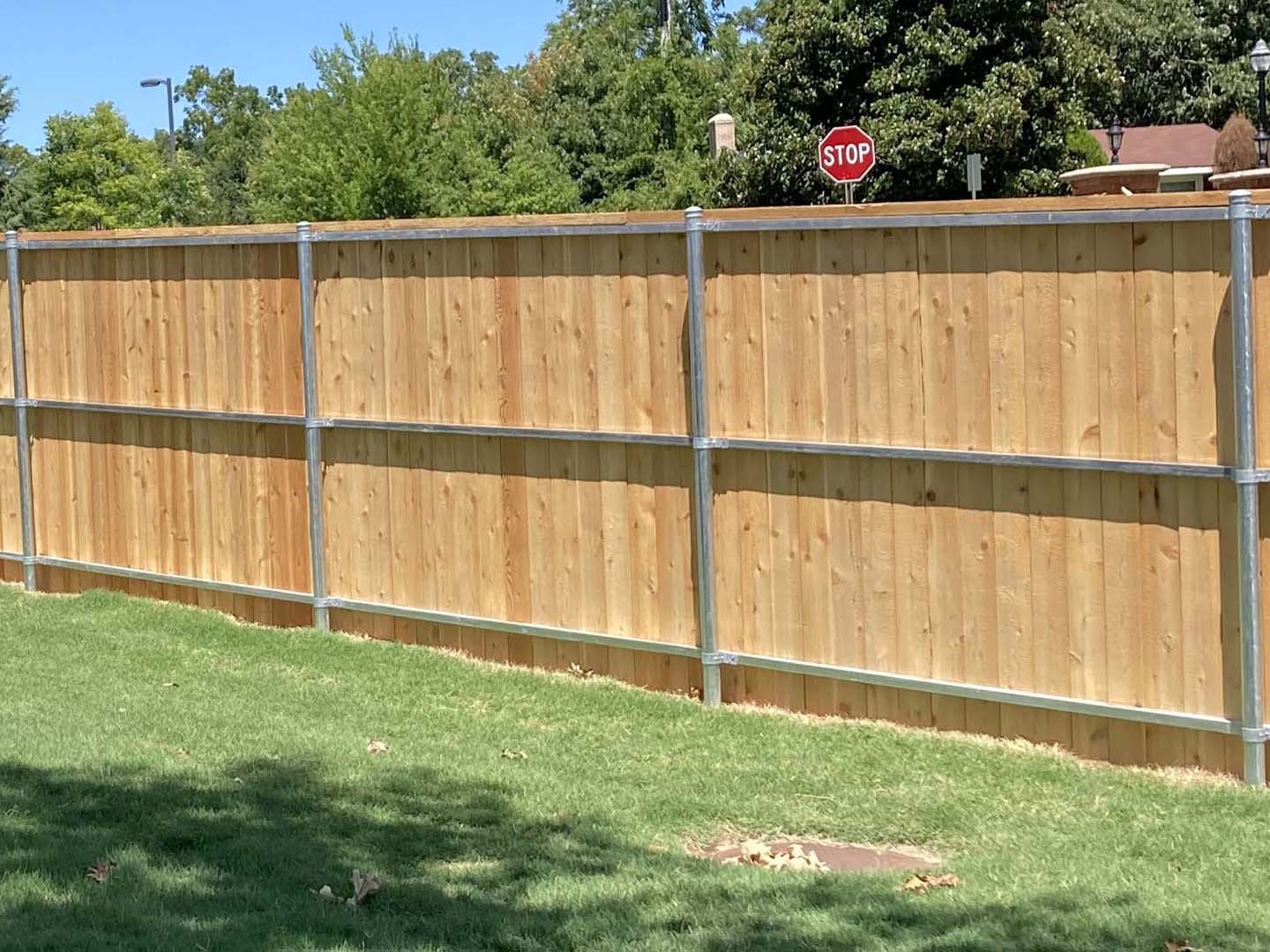 Photo of a Central Arkansas wood fence