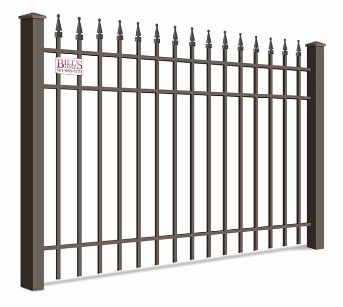 Ornamental Steel fence installation for the Texas and Arkansas area.