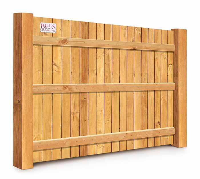 Commercial Wood fence features popular with Texas and Arkansas homeowners