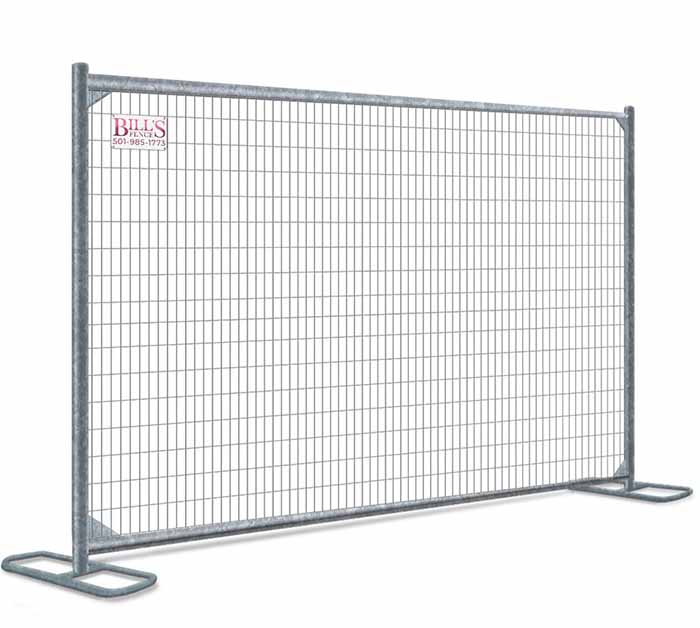 Temporary fence installation for the Texas and Arkansas area.