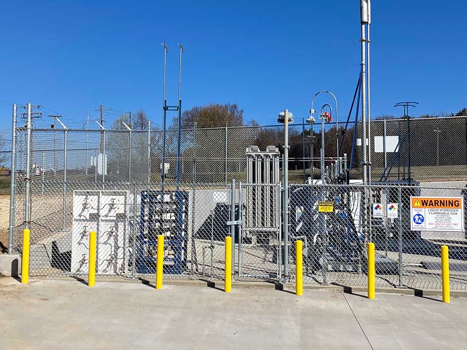 Industrial Industrial Power Generation Facility Fences in the Texas and Arkansas area.