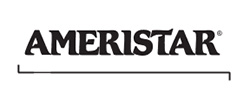Ameristar logo with the word AMERISTAR in bold, uppercase black letters above a thin horizontal black line that extends from the left side underneath the text.