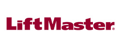 The LiftMaster logo in bold, dark red letters on a white background.